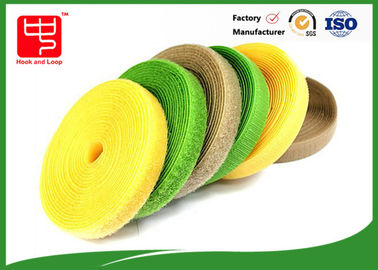 Farbiger Haken und Schleifen-Band 25mm weit selbstklebend