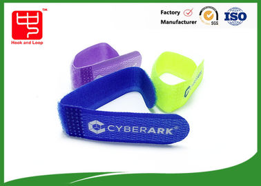 Nylon-Mix-Polyeste-Velco-Kabelbänder, Drahtbänder mit Logo in jeder Farbe