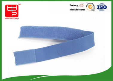 Blaue Farbestarker elastischer Flausch gurtet die umweltfreundliche Nylonhaken und Schleife
