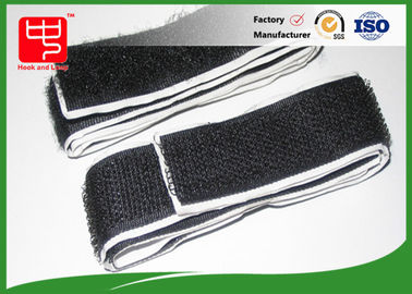 Haushalts-selbstklebender Haken und Schleifen-Band, dauerhafte Klebeband-Schwarz-Farbe