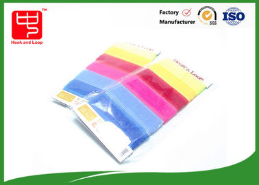 Kabelbinder-Gewohnheit mit Supermarkt-Paket, wiederverwendbare Kabelbinder-Süßigkeits-Farbe