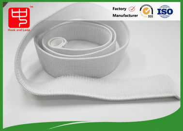 Weiße elastische Haken-und Schleifen-Bügel mit 100% Nylon-Material keine Verschmutzung