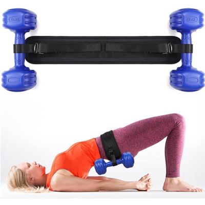 Adjustable Hip Training Thrust Belt Pad for Dumbbells