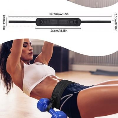 Adjustable Hip Training Thrust Belt Pad for Dumbbells