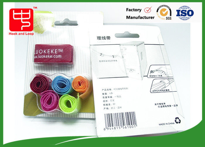 6pcs pro Taschenklettverschlussbügel, verstellbare Kabelbinder für Supermarktwaren