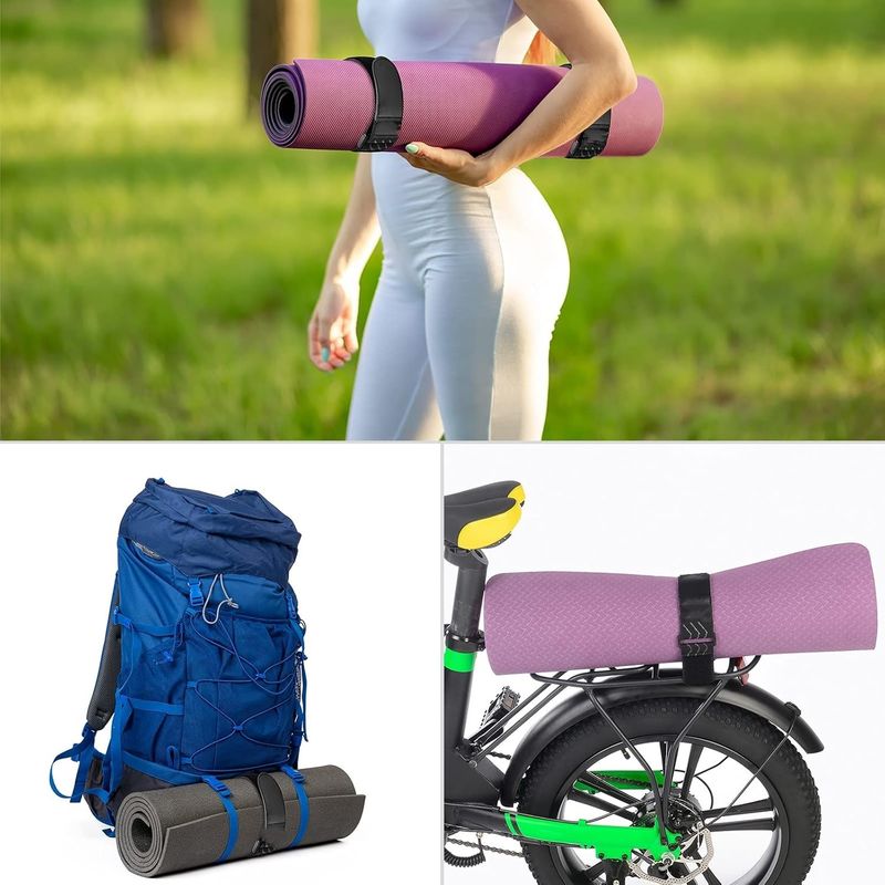 Mehrzweck-Haken- und Loop-Bundler für Schläuche, Schnüre, Fahrräder, Gepäck, Camping, Yoga-Matten