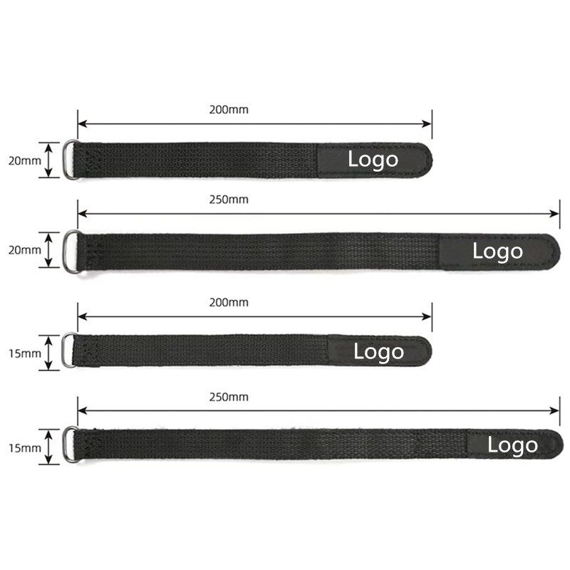 Verstellbare Haken- und Loop-Gürtel mit rutschfester Silikonunterstützung für eine sichere Batteriebefestigung und elektronischen Schutz