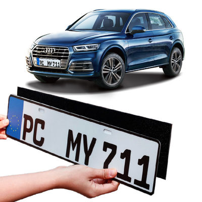 Klebebandhaken und Schleifsticker für Nummernschilder von Fahrzeugen